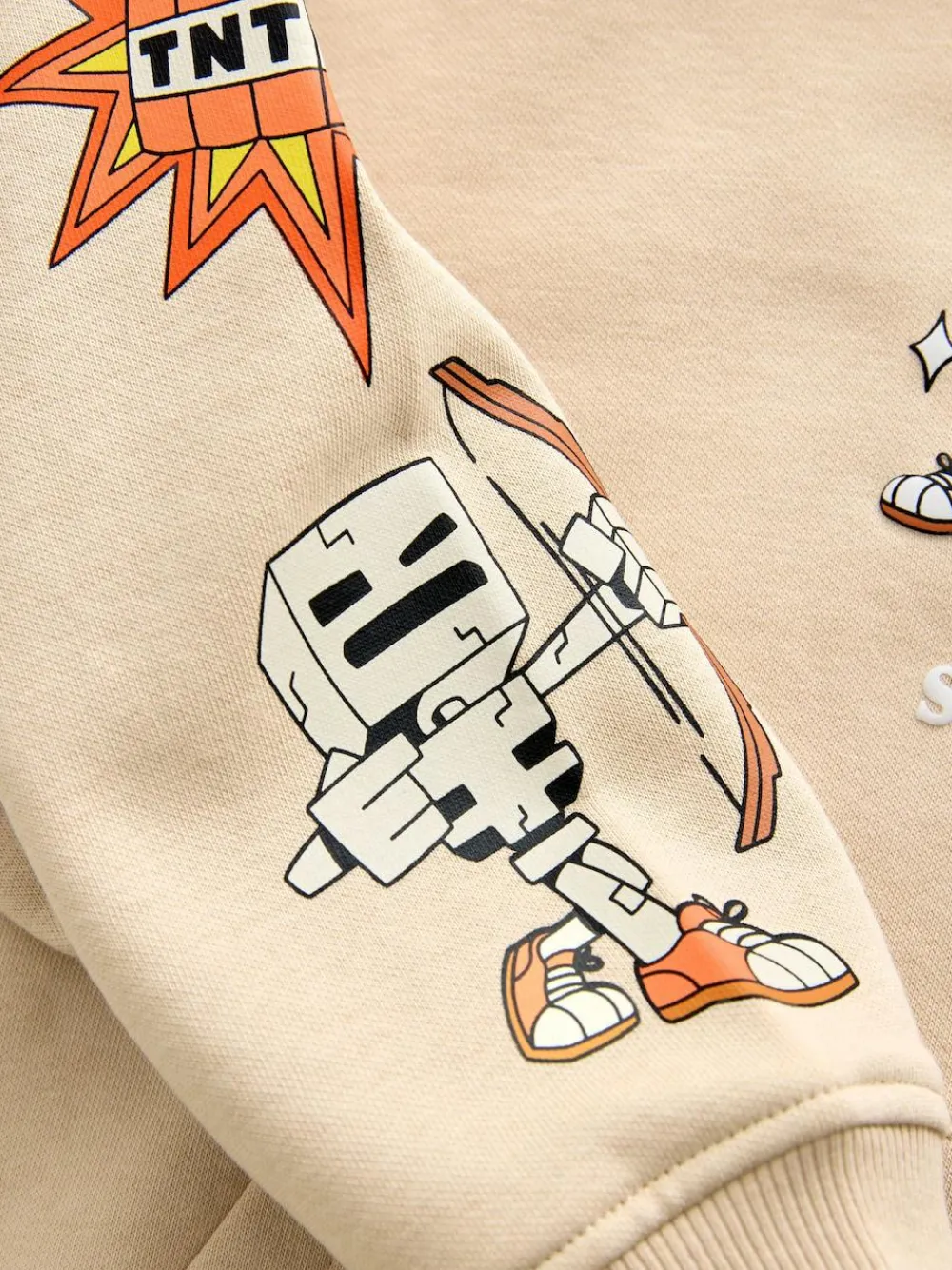 Discount Next Minecraft Hoodie (3-16yrs) Stone