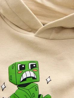 Discount Next Minecraft Hoodie (3-16yrs) Stone