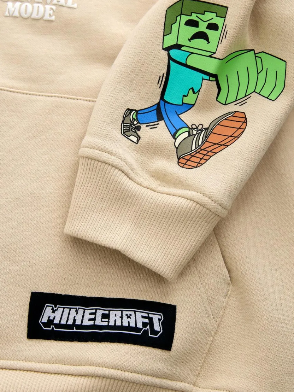Discount Next Minecraft Hoodie (3-16yrs) Stone