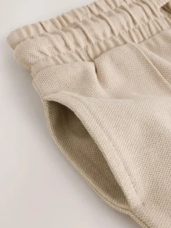 Clearance Next Pintuck 100% Cotton Joggers (3mths-7yrs) Stone