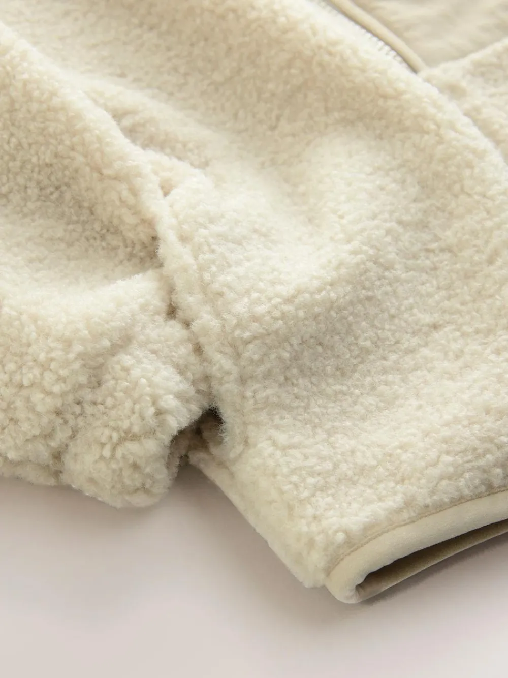 Next Stone Plain Funnel Neck Fleece Zip Through Fleece (3mths-7yrs)^BOY Baby Winter Clothing|Coats, Jackets & Pramsuits