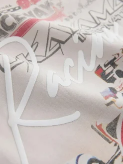 Next Stone Racing Car Regular Fit Short Sleeve Graphic Print T-Shirt (3-16yrs)^BOY T-Shirts