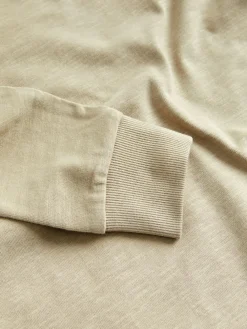 New Next Stone Regular Fit Long Sleeve Cosy T-Shirt (3-16yrs)