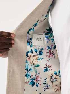 Next Regular Fit Motionflex Stretch Waistcoat Stone