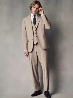 Next Regular Fit Wool Blend Motionflex Waistcoat^ Vests