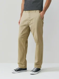 Outlet Next Regular Tapered Fit Authentic Sunbleached Trousers Stone