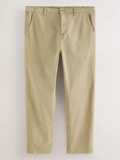 Outlet Next Regular Tapered Fit Authentic Sunbleached Trousers Stone
