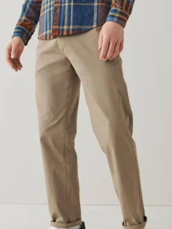 Next Stone Relaxed Fit Stretch Chinos Trousers