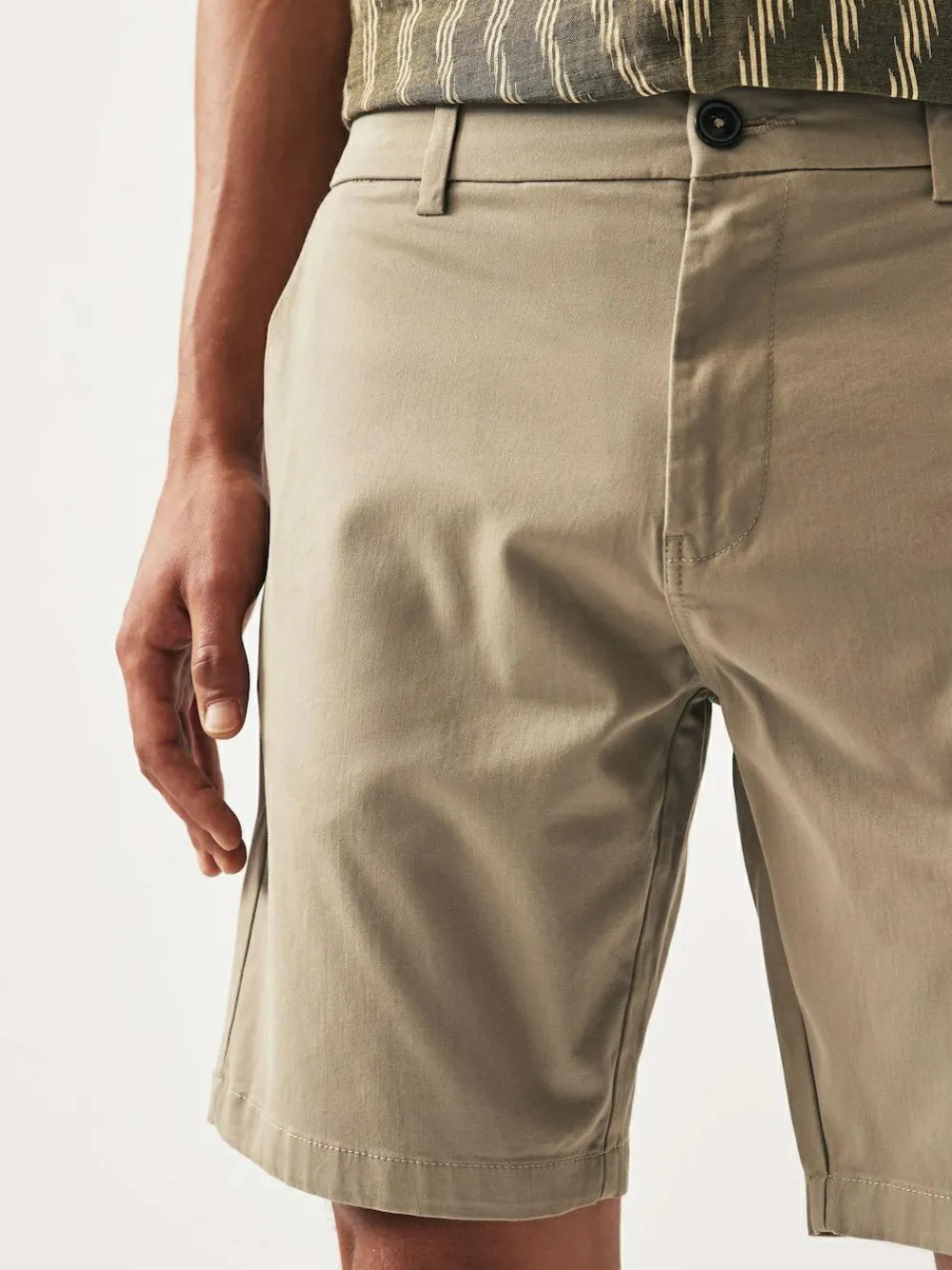 Next Relaxed Fit Stretch Chinos Shorts^ Shorts