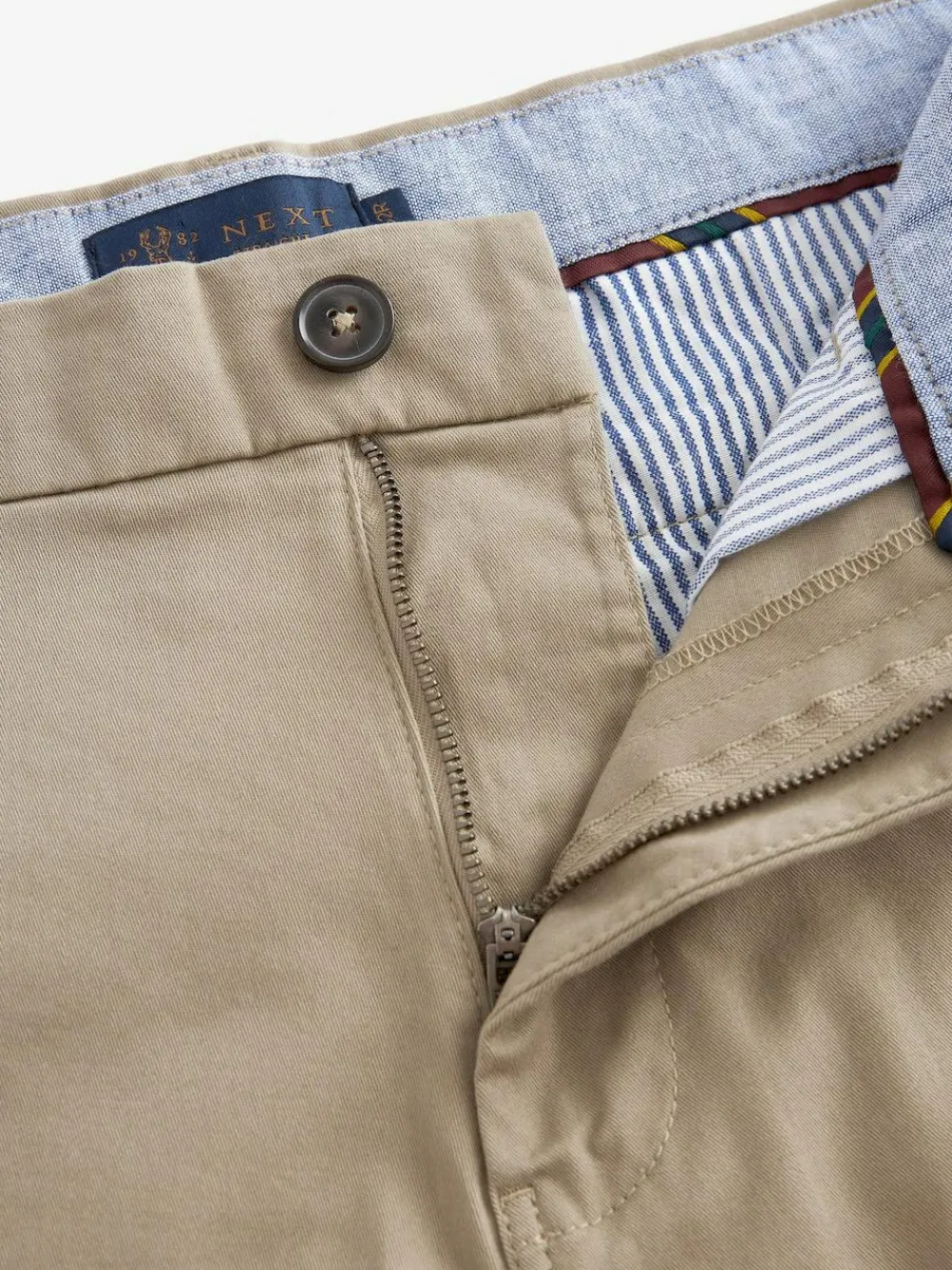 Next Relaxed Fit Stretch Chinos Shorts^ Shorts