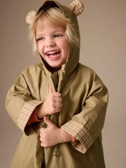 Next Stone Shower Resistant Hooded Trench Coat (3mths-7yrs)^ Coats, Jackets & Pramsuits|Coats, Jackets & Pramsuits