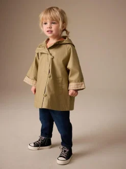 Next Stone Shower Resistant Hooded Trench Coat (3mths-7yrs)^ Coats, Jackets & Pramsuits|Coats, Jackets & Pramsuits