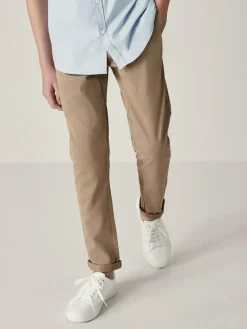 Next Stone Skinny Fit Stretch Chino Trousers (3-17yrs)^BOY Joggers|Pants & Chinos