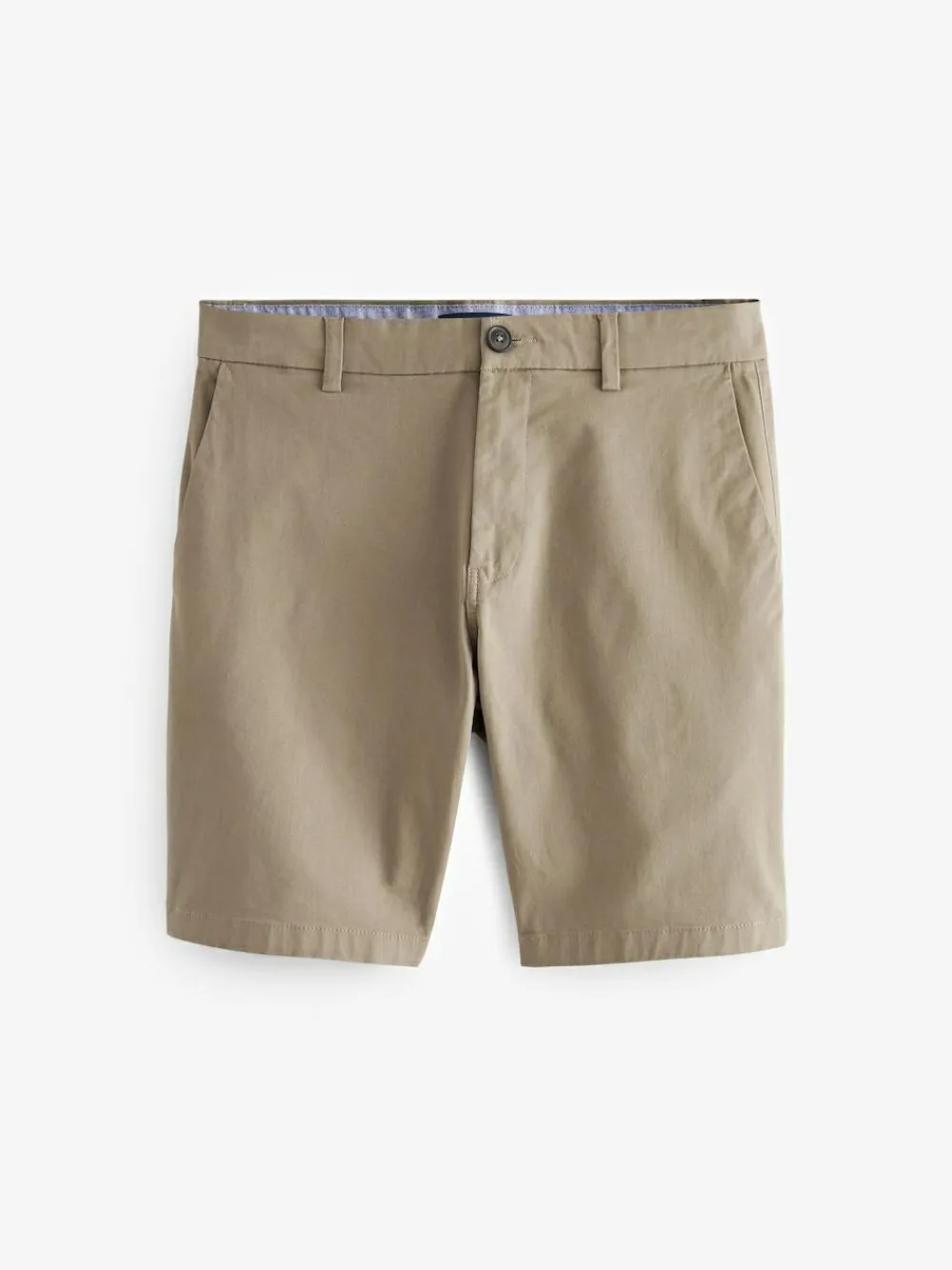 Next Skinny Fit Stretch Chinos Shorts Stone