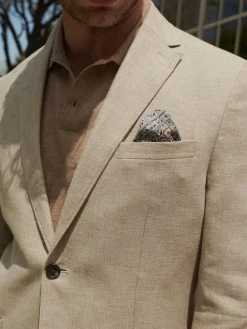 Next Slim Fit Textured Linen Blend Blazer^ Blazers & Formal Jackets