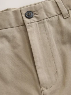 Sale Next Straight Fit 100% Cotton Chino Trousers Stone