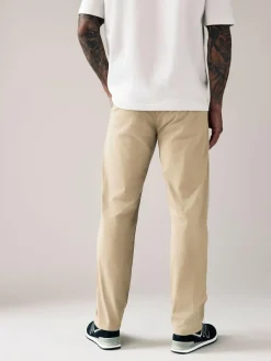 Clearance Next Stone Straight Fit Stretch Chinos Trousers