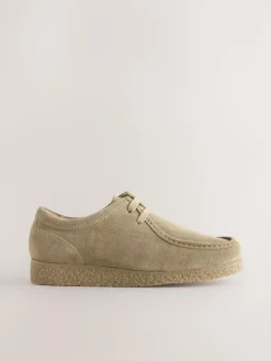Discount Next Suede Apron Shoes Stone