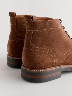 Hot Next Toecap Leather Boots Stone