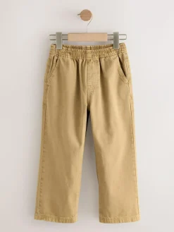 Next Wide Fit Pull On Twill Jeans (3-16yrs)^BOY Jeans|Jeans