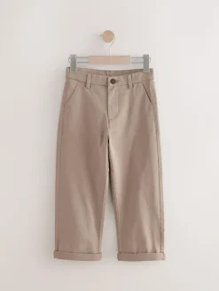 Next Wide Fit Stretch Chino Trousers (3-17yrs)^BOY Pants & Chinos
