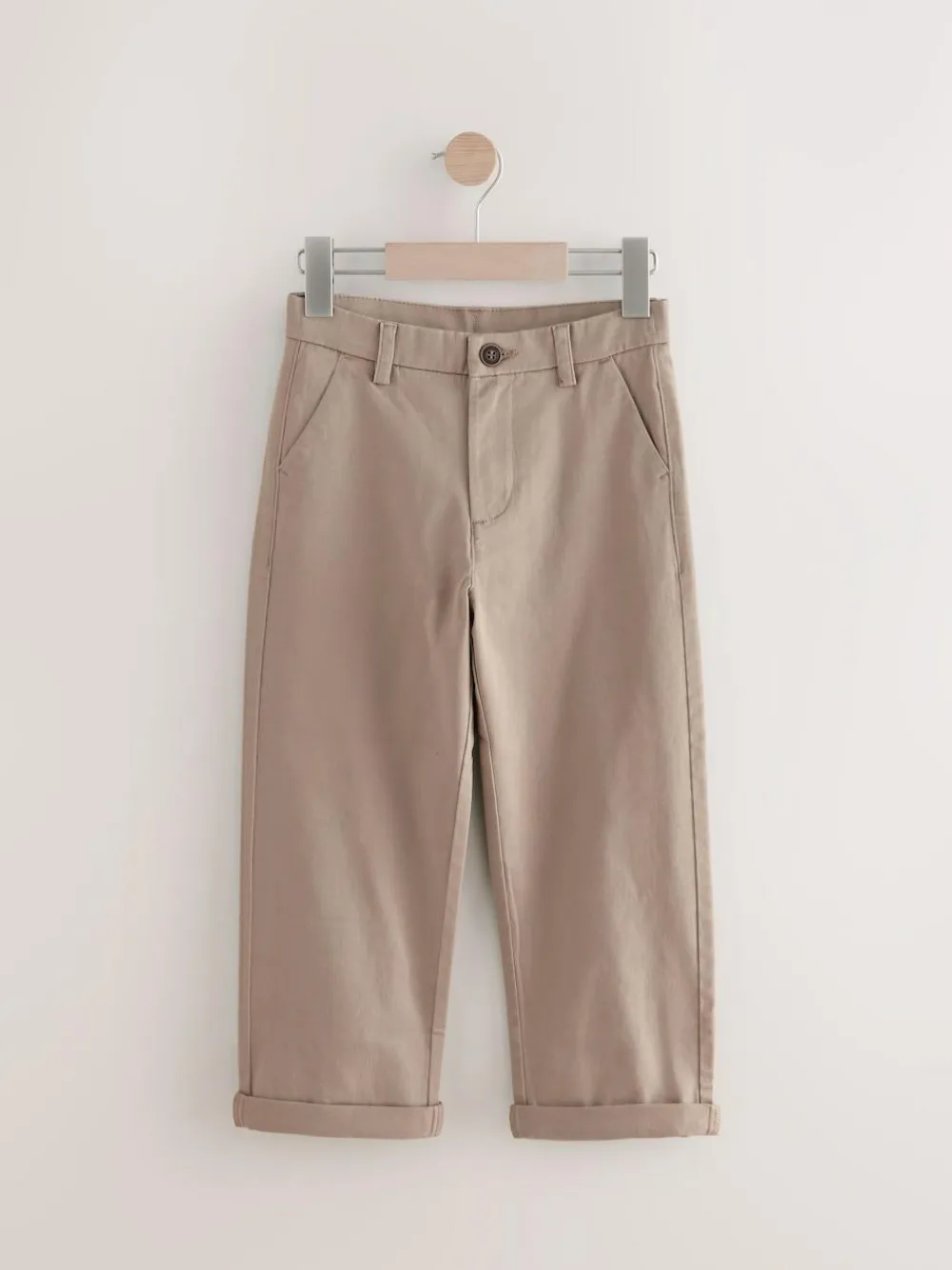 Next Wide Fit Stretch Chino Trousers (3-17yrs)^BOY Pants & Chinos