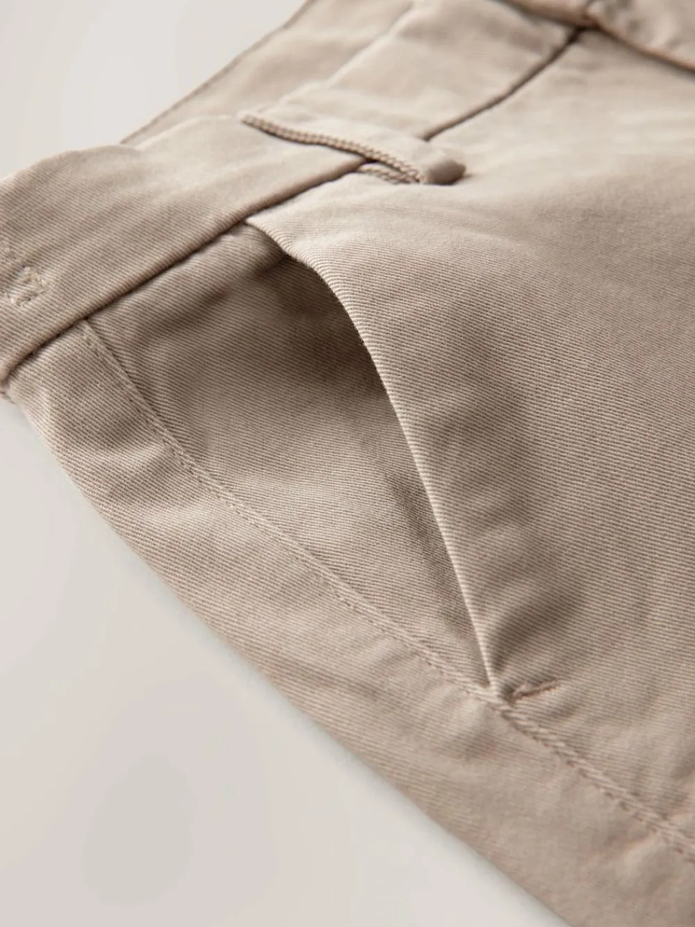 Next Wide Fit Stretch Chino Trousers (3-17yrs)^BOY Pants & Chinos