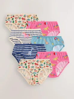 Best Next Stripe Unicorn Briefs 7 Pack (1.5-12yrs)