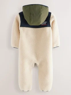 Superdry Beige Sherpa Snowsuit^ Coats, Jackets & Pramsuits|Coats, Jackets & Pramsuits