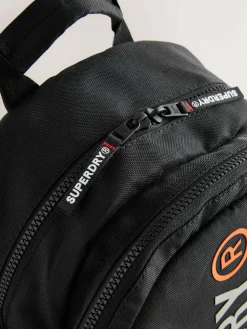 Superdry Black Back to School Logo Backpack^BOY Bags