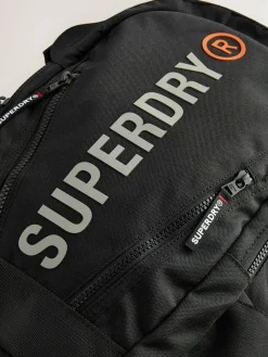 Superdry Black Back to School Logo Backpack^BOY Bags