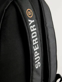 Superdry Black Back to School Logo Backpack^BOY Bags