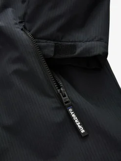 New Superdry Changing Robe Black/Blue