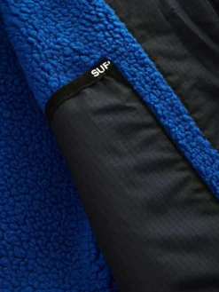 New Superdry Changing Robe Black/Blue