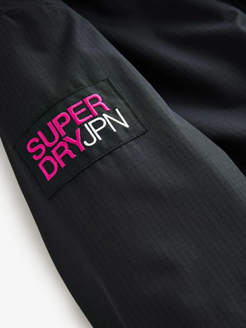 Hot Superdry Changing Robe Black/Pink