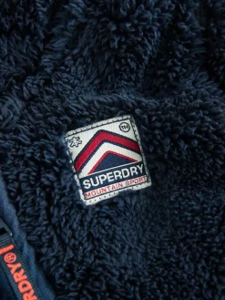 Online Superdry Teddy Fleece Pramsuit Blue