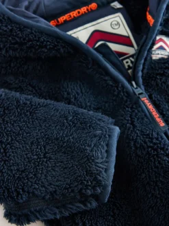 Online Superdry Teddy Fleece Pramsuit Blue