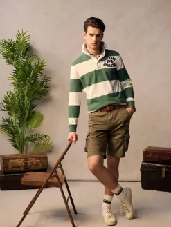 Superdry Brown Core Cargo Relaxed Fit Shorts^ Shorts