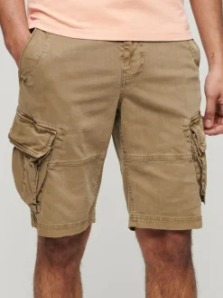 Superdry Brown Core Cargo Relaxed Fit Shorts^ Shorts
