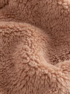 New Superdry Brown Quarter Zip Fleece