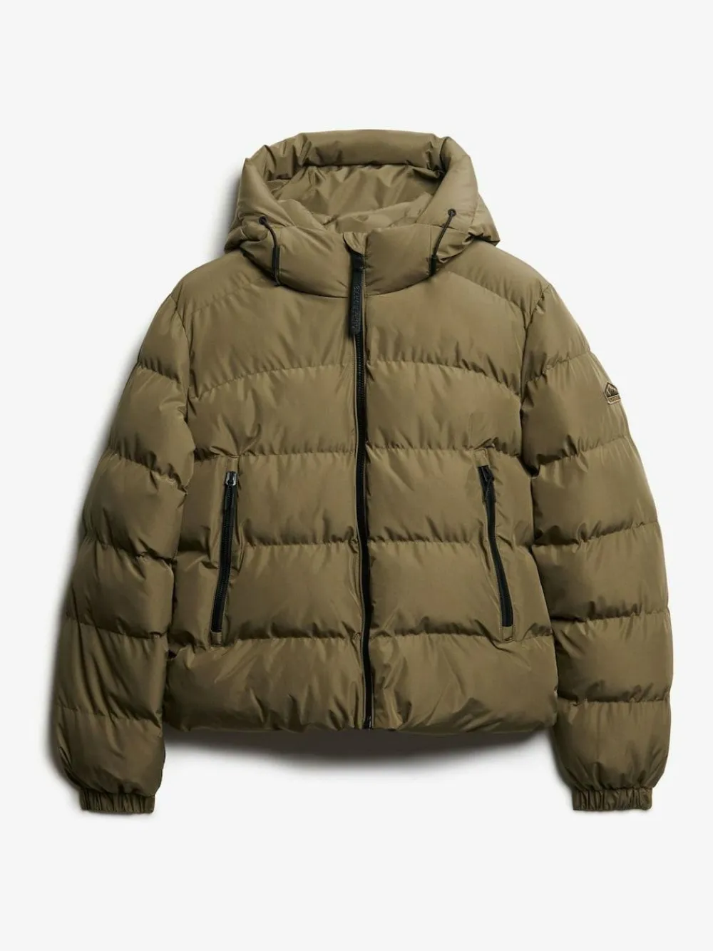 Superdry Green Hooded Sports Puffer Jacket^Women Coats & Jackets|Coats & Jackets