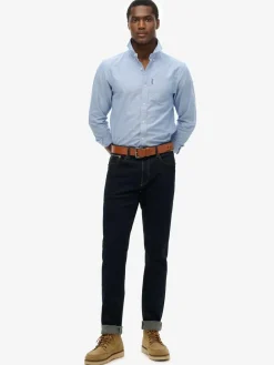 Clearance Superdry Essentials Oxford Shirt Light Blue