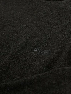 Best Superdry Midnight Charcoal Marl Wool Blend Jumper