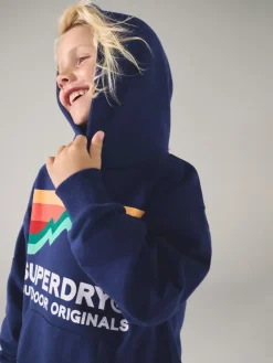 Superdry Navy Mix Hoodie^BOY Sweatshirts & Hoodies|Sweatshirts & Hoodies