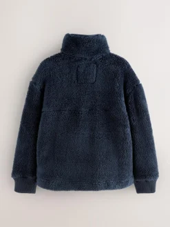 Superdry Navy Quarter Zip Fleece^ Cosy Club