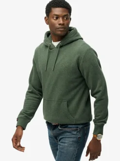 Superdry Olive Green Essential Logo Hoodie