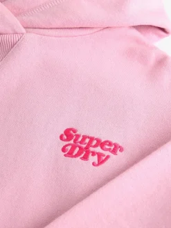 Outlet Superdry Essentials Hoodie Pink