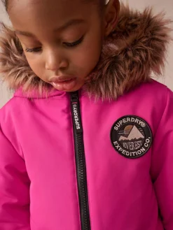 Superdry Pink Everest Snowsuit^BOY Coats, Jackets & Pramsuits|Coats, Jackets & Pramsuits