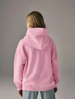 Clearance Superdry Logo Hoodie Pink