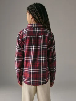 Hot Superdry Check Shirt Red